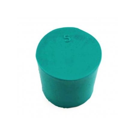 United Scientific Solid Rubber Stopper, Neoprene, No 5 25/pk, 25PK 259100-5